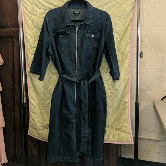 leather dress size 20